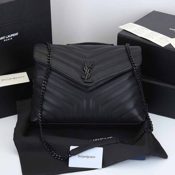YSL Loulou Medium Matelasse Leather Replica Bag Y 1805 - Image 11