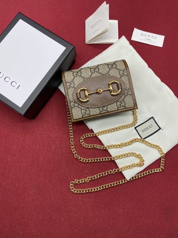 Gucci Horsebit 1955 Replica Card Case Wallet