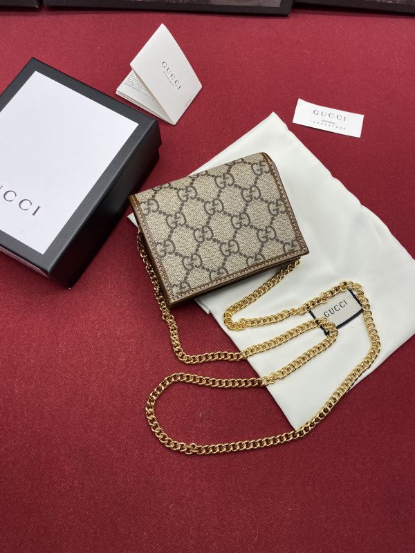 Gucci Horsebit 1955 Replica Card Case Wallet - Image 2