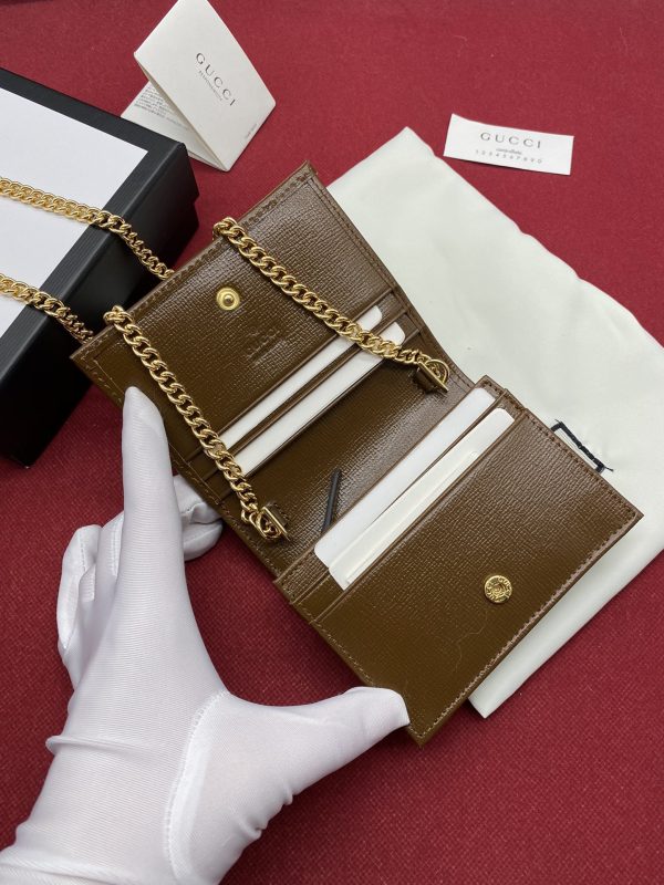 Gucci Horsebit 1955 Replica Card Case Wallet - Image 5