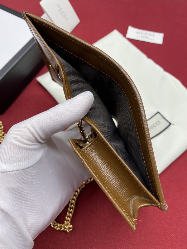 Gucci Horsebit 1955 Replica Card Case Wallet - Image 8