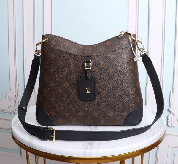 Replica Louis Vuitton Aaa-Odeon Mm Black/Natural M45352