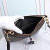Best Replicas Bags - Replica Louis Vuitton Aaa-Odeon Mm Black/Natural M45352 Shop For Best Louis Vuitton LV Replica Bags With Cheap Price