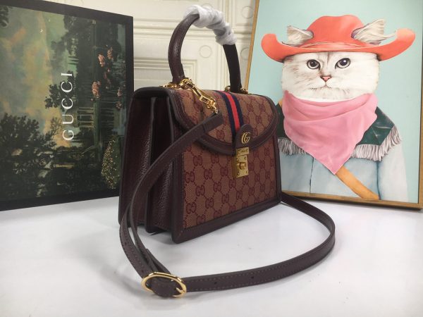 Gucci Ophidia Small Top Handle Replica with Web Strap - Image 2
