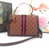 Best Replicas Bags - Gucci Ophidia Small Top Handle Replica with Web Strap Shop For Best Louis Vuitton LV Replica Bags With Cheap Price