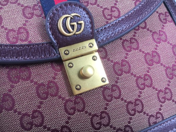 Gucci Ophidia Small Top Handle Replica with Web Strap - Image 7