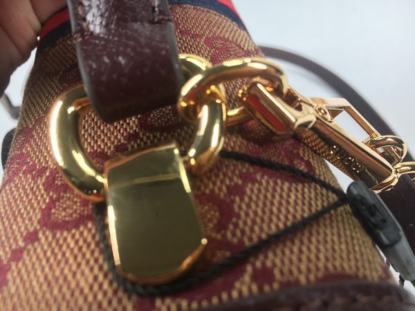 Gucci Ophidia Small Top Handle Replica with Web Strap - Image 8