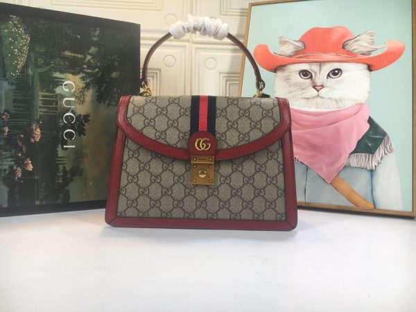 Gucci Ophidia Small Top Handle Replica with Web Strap - Image 11
