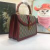 Best Replicas Bags - Gucci Ophidia Small Top Handle Replica with Web Strap Shop For Best Louis Vuitton LV Replica Bags With Cheap Price