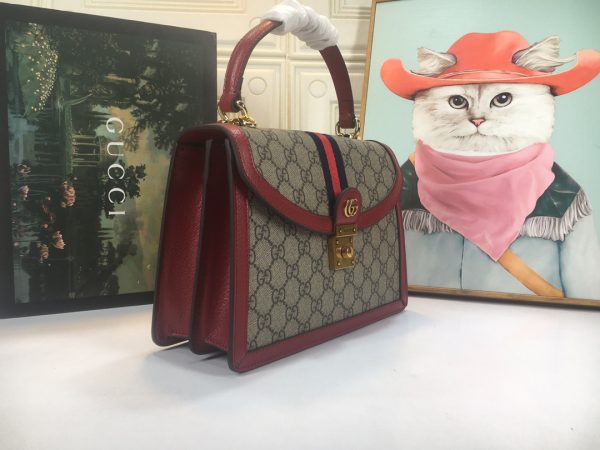Gucci Ophidia Small Top Handle Replica with Web Strap - Image 12