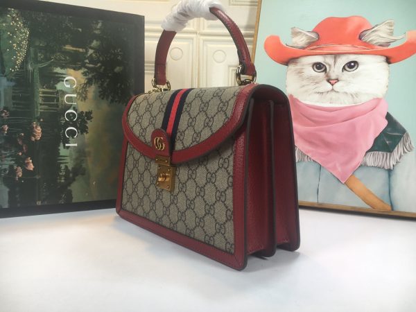 Gucci Ophidia Small Top Handle Replica with Web Strap - Image 13
