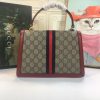 Best Replicas Bags - Gucci Ophidia Small Top Handle Replica with Web Strap Shop For Best Louis Vuitton LV Replica Bags With Cheap Price