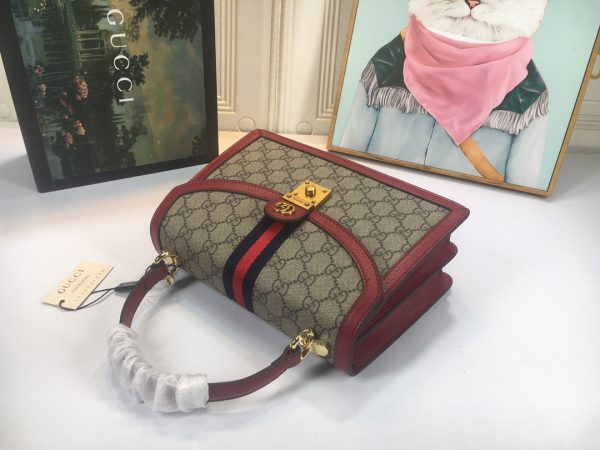 Gucci Ophidia Small Top Handle Replica with Web Strap - Image 15