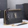 Best Replicas Bags - Replica YSL Sunset Croc Embossed Leather Bag 1737 Shop For Best Louis Vuitton LV Replica Bags With Cheap Price