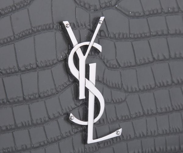 Replica YSL Sunset Medium Croc Embossed Leather Bag 1737 - Image 4