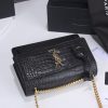 Best Replicas Bags - Replica YSL Sunset Croc Embossed Leather Bag 1737 Shop For Best Louis Vuitton LV Replica Bags With Cheap Price