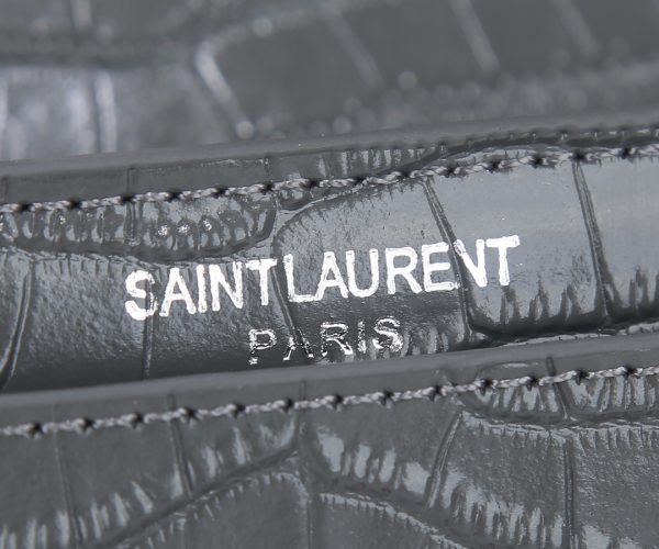 Replica YSL Sunset Medium Croc Embossed Leather Bag 1737 - Image 10