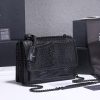 Best Replicas Bags - Replica YSL Sunset Croc Embossed Leather Bag 1737 Shop For Best Louis Vuitton LV Replica Bags With Cheap Price