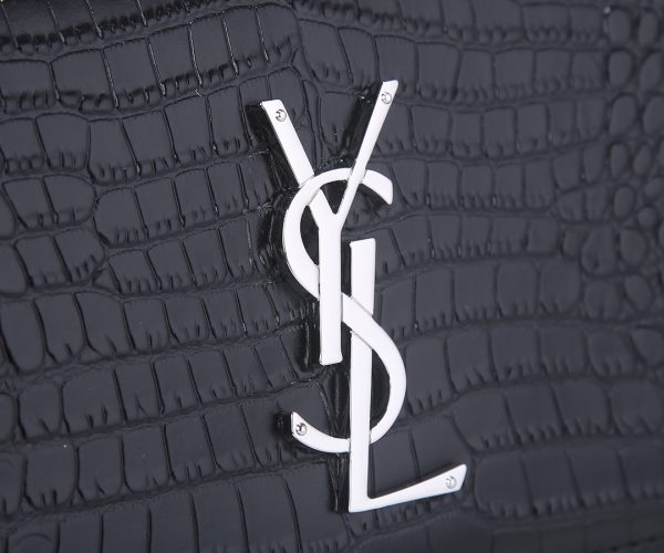 Replica YSL Sunset Medium Croc Embossed Leather Bag 1737 - Image 12