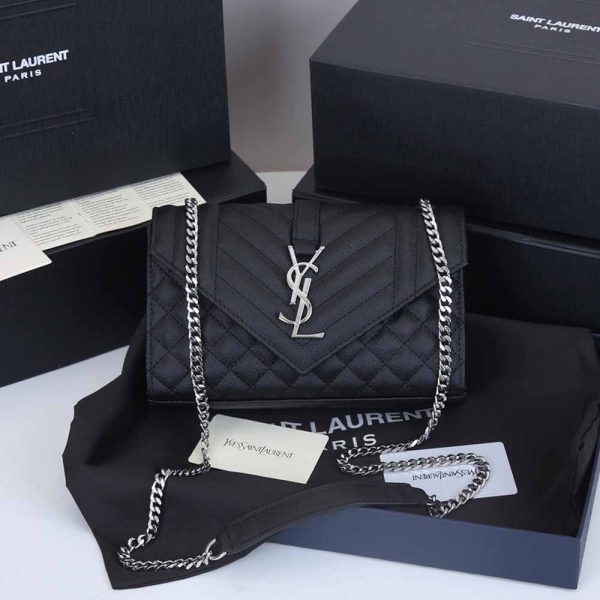 Replica YSL Envelope Small Embossed Leather Bag 1754 - Image 15