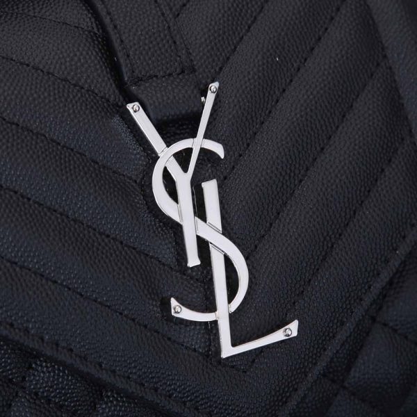 Replica YSL Envelope Small Embossed Leather Bag 1754 - Image 19