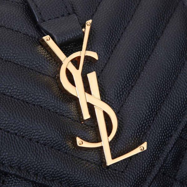 Replica YSL Envelope Small Embossed Leather Bag 1754 - Image 4