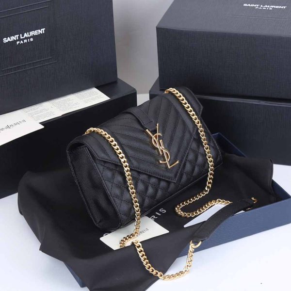Replica YSL Envelope Small Embossed Leather Bag 1754 - Image 2