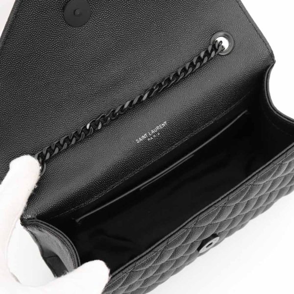 Replica YSL Envelope Small Embossed Leather Bag 1754 - Image 7