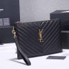 Best Replicas Bags - Replica YSL Monogram Tablet Pouch in Matelassé Leather Shop For Best Louis Vuitton LV Replica Bags With Cheap Price