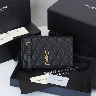 YSL Becky Chain Wallet - Quilted Lambskin Replica 1944