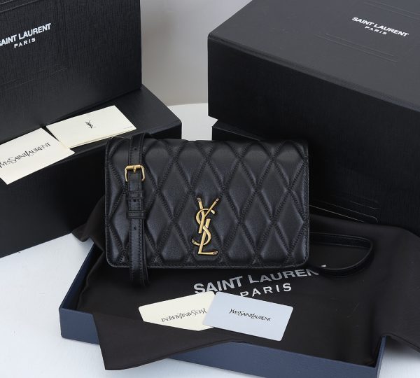 YSL Becky Chain Wallet - Quilted Lambskin Replica 1944