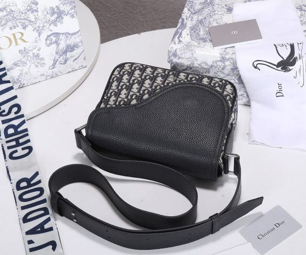 Dior Replica Oblique Mini Saddle Messenger Bag – AAA Quality - Image 3