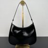 Best Replicas Bags - Prada Cleo Leather Shoulder Bag - Black & Silver Shop For Best Louis Vuitton LV Replica Bags With Cheap Price