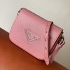 Best Replicas Bags - Prada Saffiano Leather Replica Shoulder Bag Shop For Best Louis Vuitton LV Replica Bags With Cheap Price