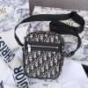Best Replicas Bags - Replica Dior Messenger Pouch in Black & Beige Shop For Best Louis Vuitton LV Replica Bags With Cheap Price