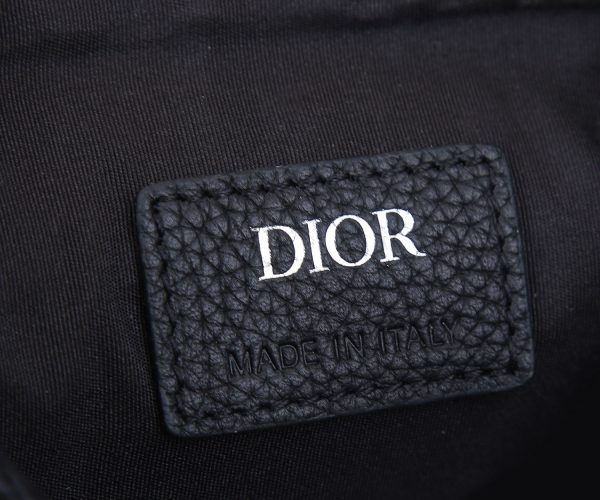 Replica Dior Messenger Pouch in Black & Beige - Image 10