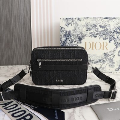 Replica Dior Safari Messenger Bag Black/Beige – Stylish & Durable