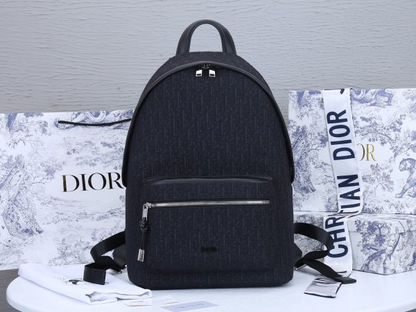 Replica Dior 42cm Rider Backpack | Beige & Blue Design - Image 6