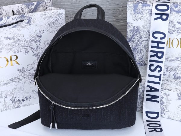 Replica Dior 38cm Rider Backpack in Beige & Blue - Image 10