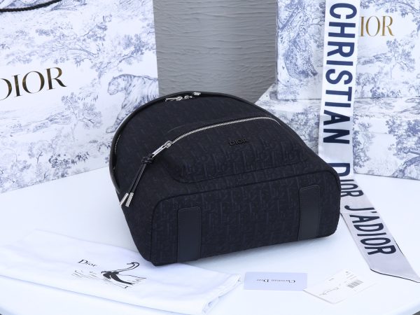 Replica Dior 38cm Rider Backpack in Beige & Blue - Image 9