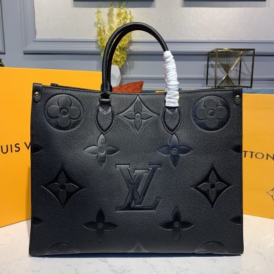 Replica Louis Vuitton Onthego GM M44925 Black 41cm Tote