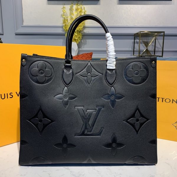 Replica Louis Vuitton Onthego GM M44925 Black 41cm Tote