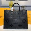 Best Replicas Bags - Replica Louis Vuitton Onthego GM M44925 Black 41cm Tote Shop For Best Louis Vuitton LV Replica Bags With Cheap Price