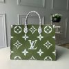Best Replicas Bags - Replica LV OnTheGo Green Tote Bag 41Cm Aaa Quality Shop For Best Louis Vuitton LV Replica Bags With Cheap Price