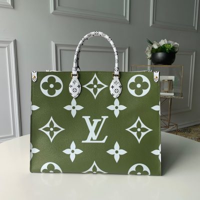 Replica LV OnTheGo Green Tote Bag 41Cm Aaa Quality