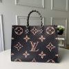 Best Replicas Bags - Replica Louis Vuitton OnThego M44570 Brown Tote 41cm AAA Shop For Best Louis Vuitton LV Replica Bags With Cheap Price