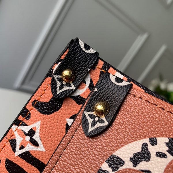 Replica Louis Vuitton OnThego M44570 Brown Tote 41cm AAA - Image 6