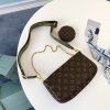 Best Replicas Bags - LV Multi Pochette Replica - Green, Pink & Blue Accessory Bag Shop For Best Louis Vuitton LV Replica Bags With Cheap Price