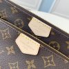 Best Replicas Bags - LV Multi Pochette Replica - Green, Pink & Blue Accessory Bag Shop For Best Louis Vuitton LV Replica Bags With Cheap Price