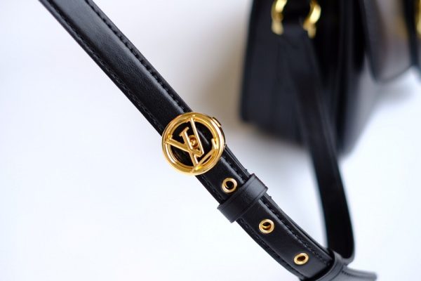 Replica LV Pont 9 M55948 Black Leather Crossbody Bag - Image 2